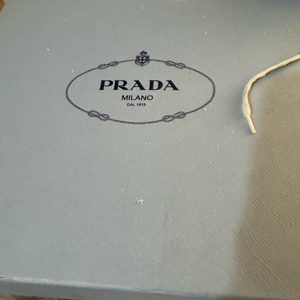 Prada White monolith Boots includes box and original stuffing paper.Kept in box - Picture 3 of 5